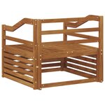 vidaXL Canapé d’extérieur Naturel