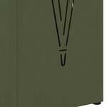 vidaXL Porte-parapluie Olive 15 5 x 15 5 x 49 cm Acier