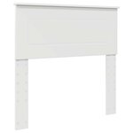 vidaXL Cadre de lit Blanc 75 x 190 cm Bois d'ingénierie