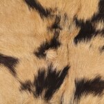 vidaXL Tabourets de bar lot de 2 cuir véritable et bois de manguier