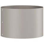 vidaXL Anneau de jardinière 5 Pièces Marron 30 x 30 x 20 cm Acier Corten