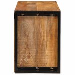 vidaXL Étagère à vin 100 x 45 x 33 cm Bois de mangue brut solide