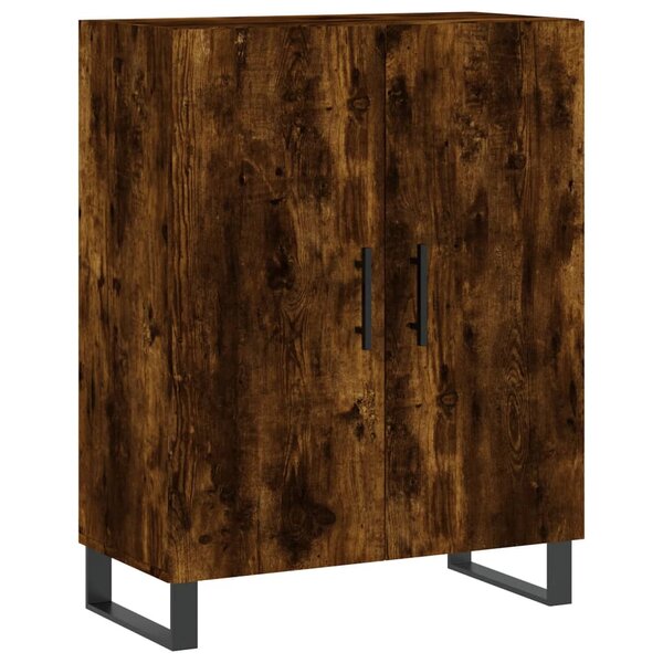 vidaXL Buffet chêne fumé 69 5x34x90 cm bois d'ingénierie