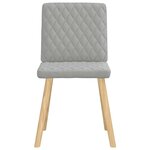 vidaXL Chaises à manger lot de 4 gris nuage tissu