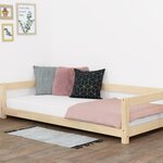 Lit Montessori enfant STUDY 90 x 180 naturel