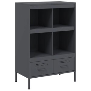 vidaXL Buffet haut anthracite 68x39x101 5 cm acier