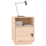 vidaXL Table de chevet 40x34x55 cm Bois de pin solide
