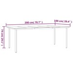 vidaXL Ensemble à manger de jardin et coussins 9 Pièces beige Poly rotin