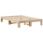 vidaXL Cadre de lit sans matelas 120x200 cm bois de pin massif