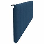 vidaXL Coussin de tête de lit Hanko bleu 180 cm tissu