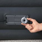 Bestway Matelas pneumatique Fortech 2 places anthracite et gris clair
