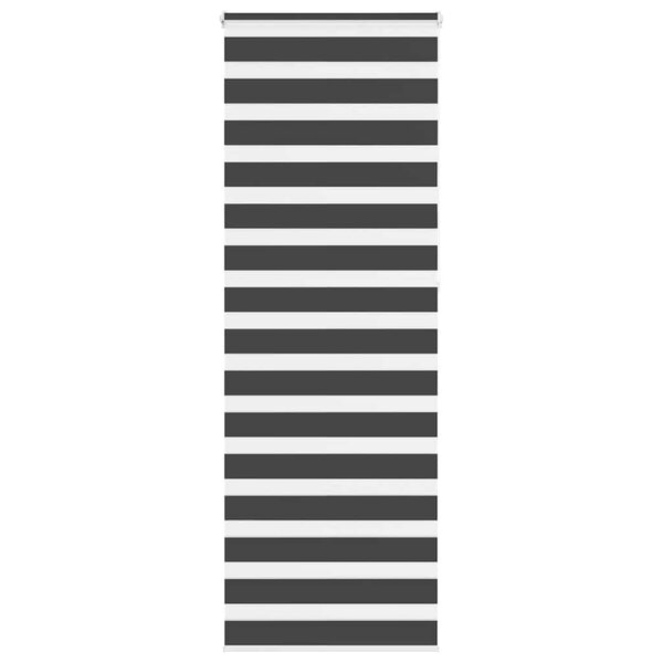 vidaXL Store zèbre noir 90x200 cm largeur du tissu 85 9 cm polyester