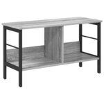 vidaXL Étagère Gris Sonoma 82 x 32 x 47 cm Bois d'ingénierie