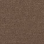 vidaXL Ensemble de canapés 4 Pièces avec coussins Marron Tissu