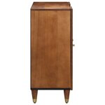 vidaXL Buffet 90x33x75 cm en bois massif de mangue