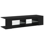 vidaXL Meuble TV Chêne noir 135 x 39 x 30 cm Bois d'ingénierie