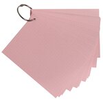 Paquet De 50 Flashcards Sous Film + Anneau - Bristol Dots Perforé - Format A6 - Rose - X 19 - Exacompta