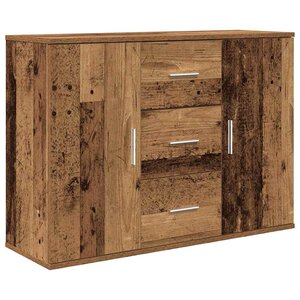 vidaXL Buffet vieux bois 90x29 5x65 cm bois d'ingénierie