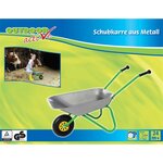 Outdoor Active 271955 - Brouette en métal  argent et vert