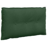 vidaXL Coussin de Dos Vert Jungle 80 x 50 cm Tissu en velours côtelé