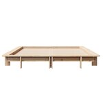 vidaXL Cadre de lit sans matelas 120x200 cm bois de pin massif
