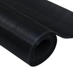 vidaXL Tapis en caoutchouc antidérapant 1 5x4 m 3 mm Nervure fine