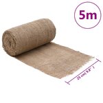 vidaXL Rouleau de jute 0 25x5 m 100   jute 200 g/m²