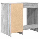 vidaXL Bureau sonoma gris 86x49x76 cm bois d'ingénierie