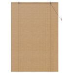 vidaXL Stores et Occultants Marron Clair 150 x 220 cm Bambou
