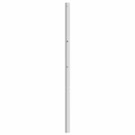 vidaXL Tête de lit métal blanc 180 cm