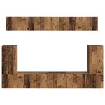 vidaXL Ensemble meuble TV 5 Pièces Bois ancien Bois d'ingénierie