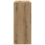 vidaXL Bibliothèque/Séparateur de pièce - Chêne artisan - 100x30x72 cm - Fabriqué en bois d'ingénierie