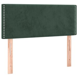 vidaXL Tête de lit Vert foncé 100x5x78/88 cm Velours