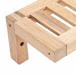 vidaXL Étagère murale suspendue Beige 62 x 10 x 12 5 cm