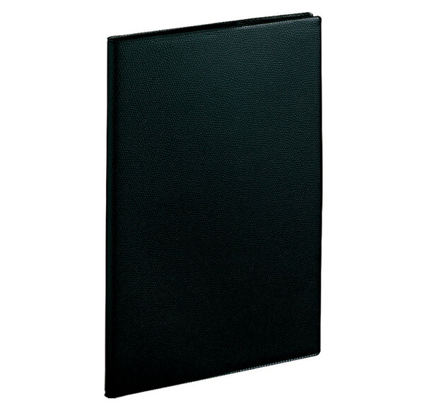 Agenda ABP 2 Couv Plast Grainée noir 12 x 17 cm QUOVADIS