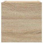 vidaXL Meuble TV mural Chêne sonoma 30 5x30x30 cm