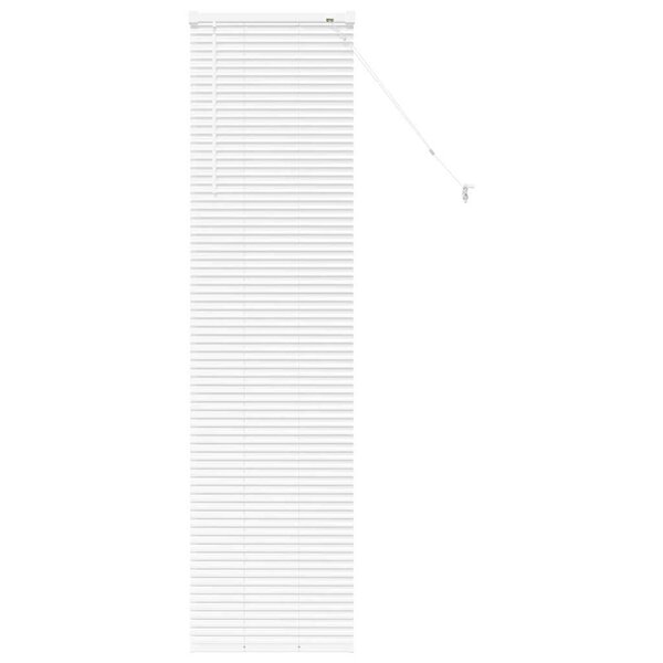 vidaXL Stores vénitiens Blanc 175 x 40 cm Aluminium