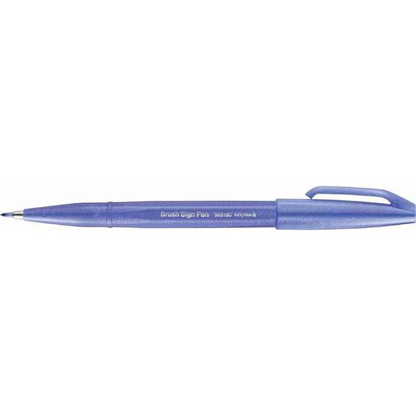 Pentelarts stylo feutre brush sign pen ses 15  indigo pentel arts