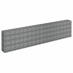 vidaXL Lit surélevé à gabion Acier galvanisé 360x30x90 cm