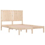 vidaXL Cadre de lit sans matelas 120x190 cm bois massif