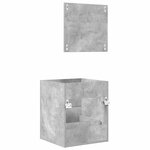 vidaXL Cabinet de salle de bain 41 x 38.5 x 48 cm Bois d'ingénierie
