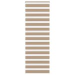 vidaXL Store zèbre marron sable largeur du tissu 80 9 cm polyester