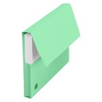 Chemise à soufflet oxford vip 25 x 32 cm vert pastel - paquet de 50