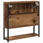 vidaXL Armoire Miroir Bois ancien 60 x 16 x 60 cm Bois d'ingénierie