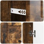 vidaXL Buffet Chêne fumé 66 x 34 5 x 87 cm Bois d'ingénierie