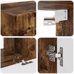 vidaXL Ensemble meuble TV 6 Pièces Chêne fumé Bois d'ingénierie