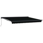 vidaXL Auvent Noir 400 × 300 cm Polyester et Aluminium
