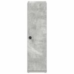 vidaXL Meuble de salle de bain avec porte-rouleau gris béton