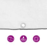 vidaXL Housse de protection plantes avec œillets 3x10 m polyéthylène