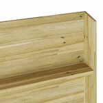 vidaXL Support de Plante Marron 90 x 15 x 180 cm Pin imprégné